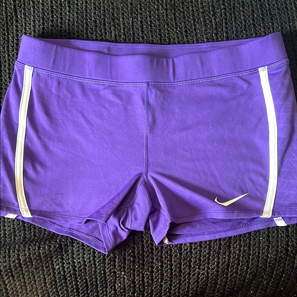 Nike Women's Purple Athletic Shorts